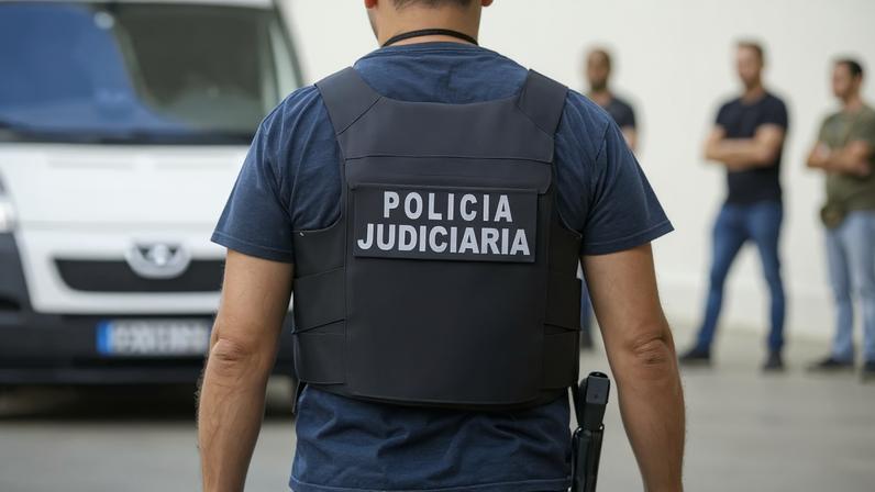 Polícia Judiciária deteve o suspeito
