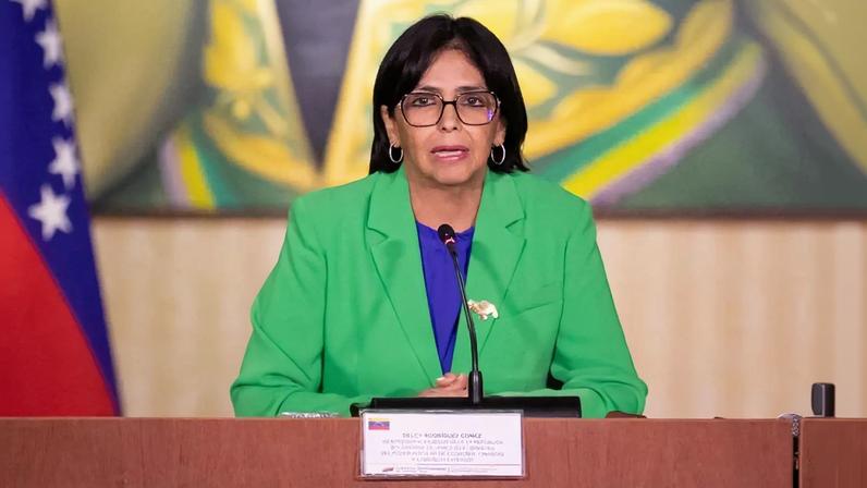 Delcy Rodríguez foi nomeada pelo Supremo Tribunal de Justiça para liderar a Venezuela