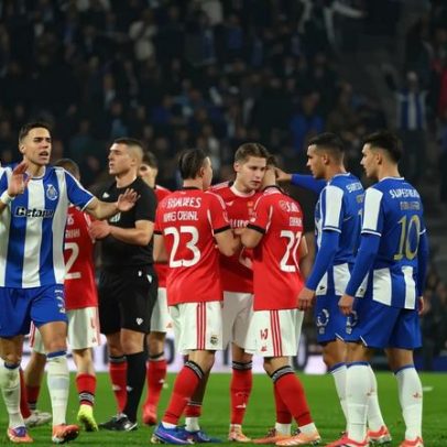 Data definida para o clássico Benfica-FC Porto