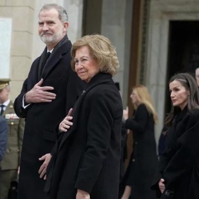 Família Real espanhola reúne-se no último adeus a familiar