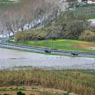 Sete pessoas retiradas de casa por risco de inundações em Torres Vedras