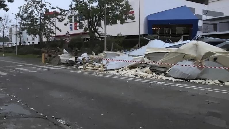 A depressão Kristin também deixou um rasto de destruição em Castelo Branco