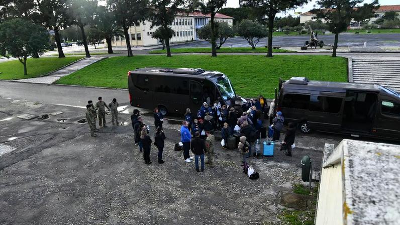 Militares portugueses acolhem cidadãos ucranianos deslocados em instalações militares
