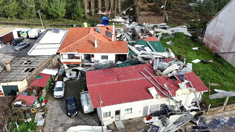Mau tempo causou estragos em Pombal