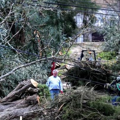 Em aldeia de Ourém, ainda procuram telhas, luz e descanso