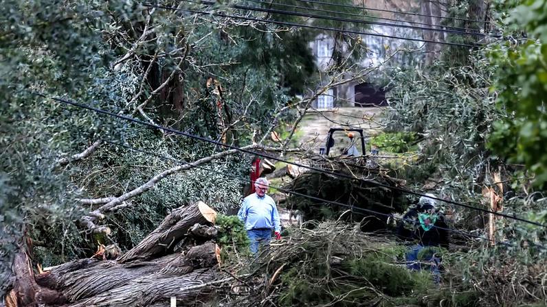 Ourém foi muito fustigado pelo mau tempo