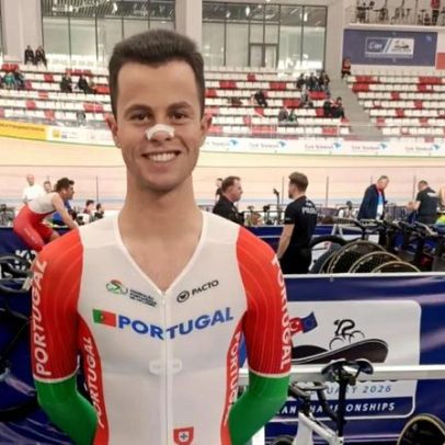 Miguel Salgueiro sofre várias fraturas após queda nos Europeus de pista