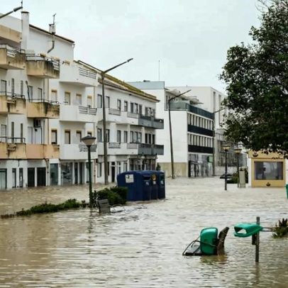 Várias estradas no distrito de Setúbal cortadas por inundações