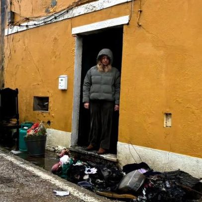 Incêndio destrói casa já danificada pela tempestade Kristin