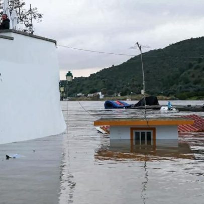 Alcoutim mantém áreas inundadas junto ao Guadiana