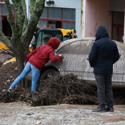 Três desalojados em Portalegre após mar de lama