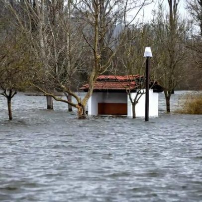 Subida das águas no Mondego atinge o centro de Montemor-o-Velho