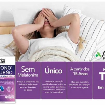 Arkosono Sono & Stress: solução inovadora sem melatonina