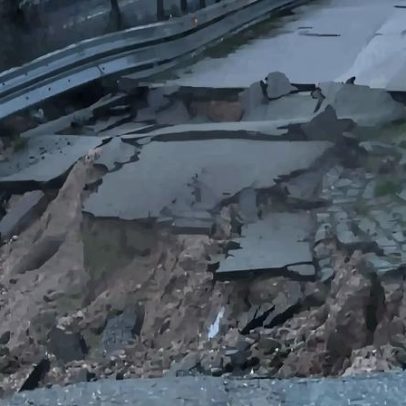 Estrada em Leiria interditada devido ao mau tempo