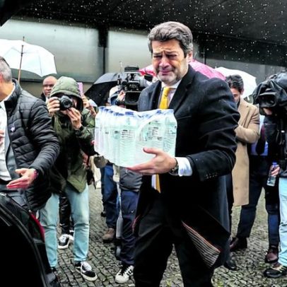 Ventura fez campanha com chuva falsa