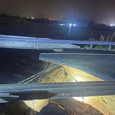 Viaduto da A1 desaba junto ao dique do Mondego, Coimbra