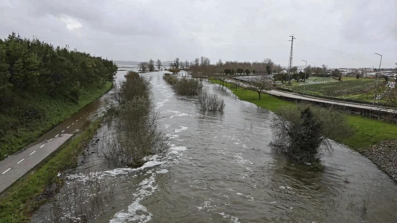 Inundações provocadas pelas águas do rio Mondego em Montemor-o-Velho