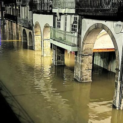 Rio Tejo continua a baixar e expõe destruição visível