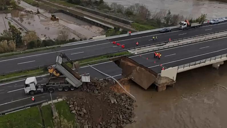 Concluídos os trabalhos de consolidação após abatimento da A1