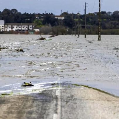 Tejo desce lentamente; limpeza e recuperação prosseguem após cheias