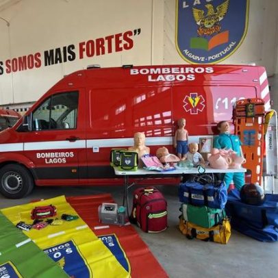 Bombeiros de Lagos vão formar tripulantes de ambulância de emergência no Algarve