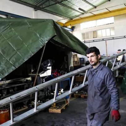 Empresa de metalomecânica em Leiria perde o teto, mas não o chão