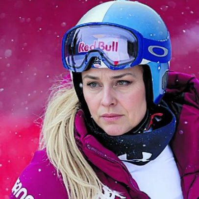 Ronaldo apoia Lindsey Vonn