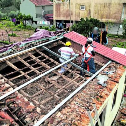 Gang irlandês ataca vítimas das tempestades