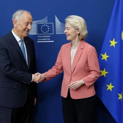 Von der Leyen agradece a liderança de Marcelo nos dez anos conturbados