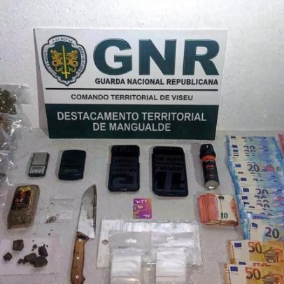 Suspeitos fingiam ser casal para ocultar tráfico em Nelas