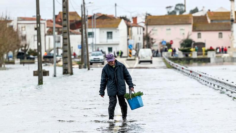 Zonas afetadas pelas cheias podem vir a sofrer mais com as chuvas da próxima semana.