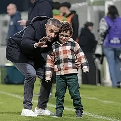 Rui Borges celebra vitória com a família, da afilhada ao sobrinho