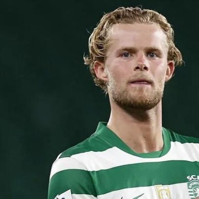 Justificação para ausência de Hjulmand na ficha de jogo do Sporting-Nacional