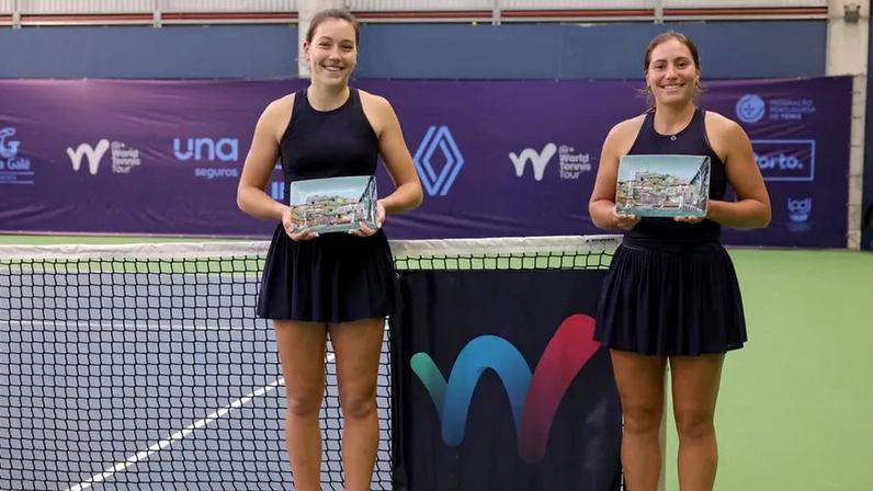Francisca Jorge e Matilde Jorge campeãs de pares no ITF W75 do Porto I