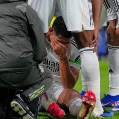 Bellingham lesiona-se nos primeiros minutos do Real Madrid-Rayo Vallecano