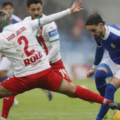 Feirense e Marítimo empatam 1-1 com golo nos descontos e dois expulsos