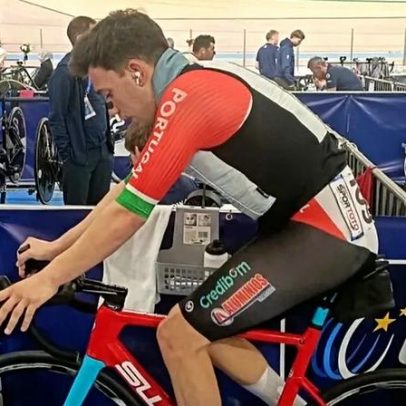 Diogo Narciso e Daniela Campos oitavos no Europeu de ciclismo de pista