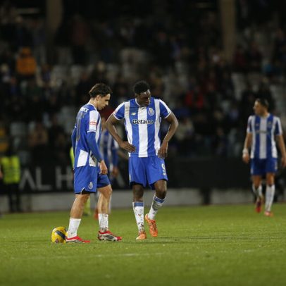 FC Porto perde após quase 10 meses