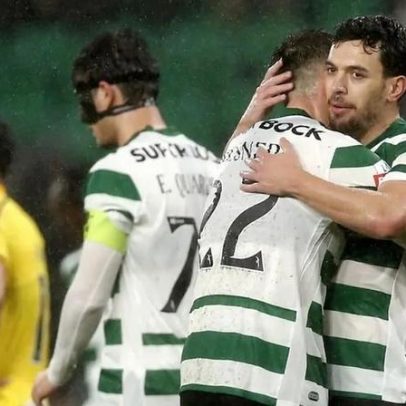 Pote sobe na lista de artilheiros históricos do Sporting