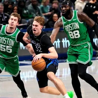 Neemias Queta marca oito pontos na vitória dos Celtics em Dallas