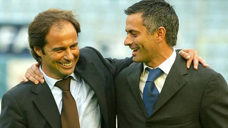 Luís Campos e José Mourinho em 2003