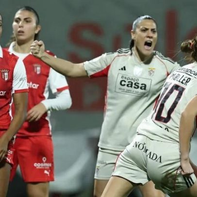 Benfica vence em Braga na 1ª mão das meias da Taça de Portugal