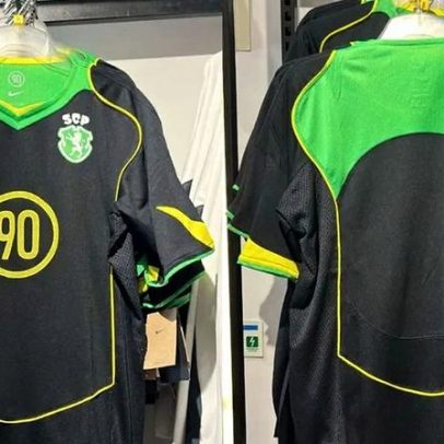 Sporting lança edição especial da camisola Total 90 para recordar os anos 2000