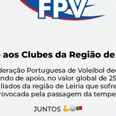 Federação de Voleibol cria fundo de apoio aos clubes de Leiria