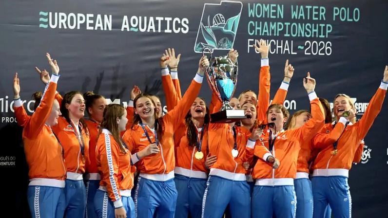 Holanda revalida título de campeão europeu feminino de polo aquático