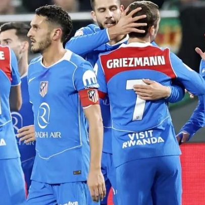 Atlético Madrid elimina Betis e avança às meias-finais da Taça do Rei