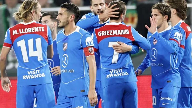 Atlético Madrid goleou o Betis por 5-0 na Taça do Rei