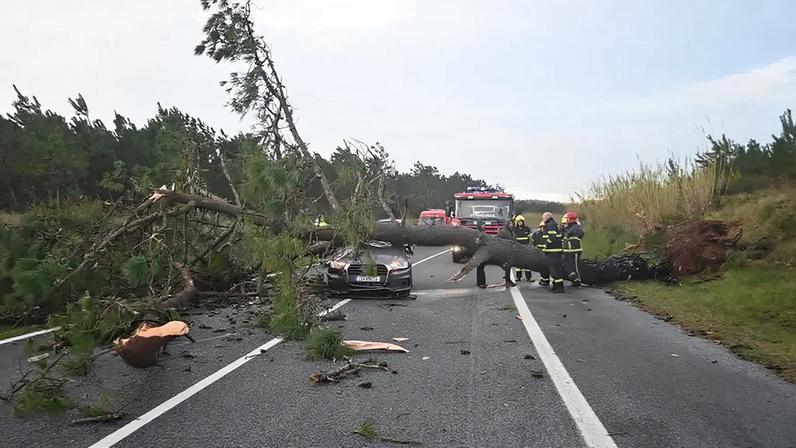 Efeitos da depressão Kristin nas Caldas da Rainha