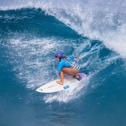 Francisca Veselko fica em 7.º lugar no Pipe Challenger