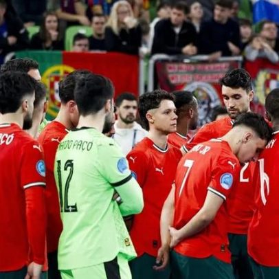 Portugal perde o título europeu